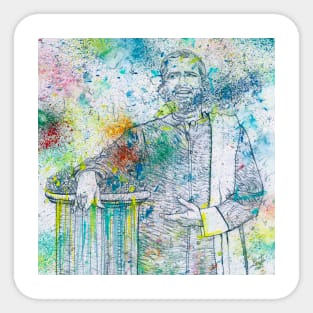 RAMAKRISHNA  watercolor portrait .2 Sticker